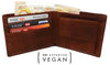 Vegan Slim Wallet with Coin Pocket Vegan Pocket Vegan Slim Wallet